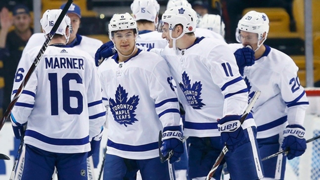 Marner, van Riemsdyk lead Maple Leafs past Bruins, 4-1 (Nov 11, 2017)