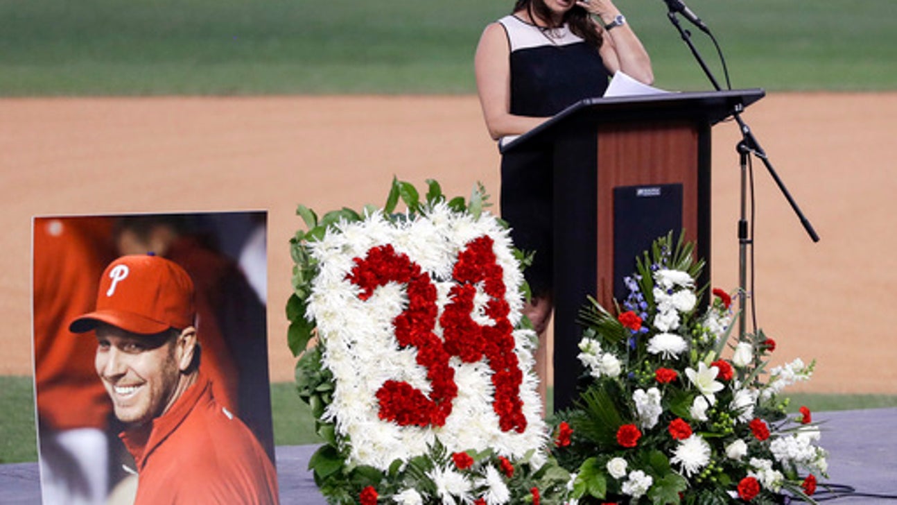 Family, friends, teammates say final goodbye to Roy Halladay