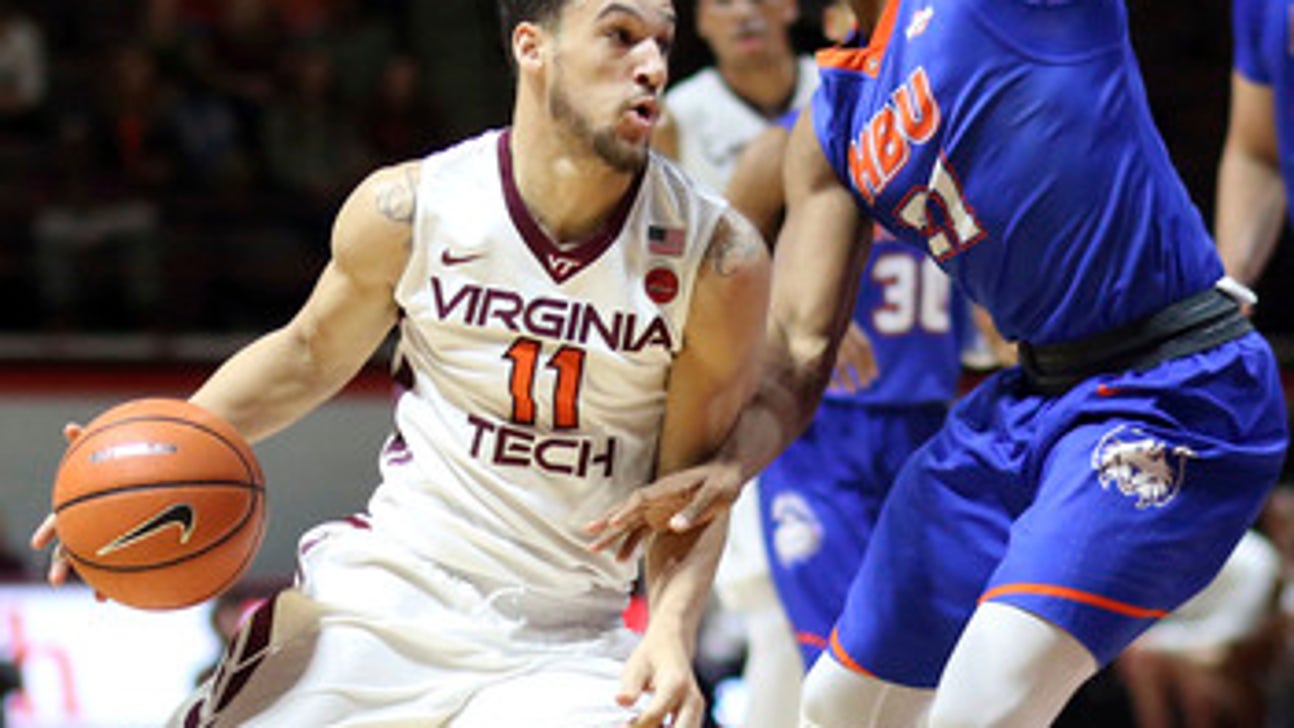 Bibbs, Virginia Tech cruise past Houston Baptist (Nov 21, 2017)