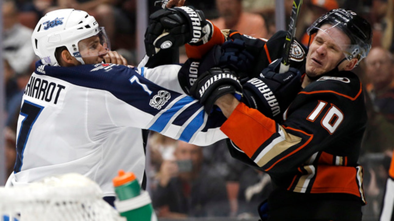 Jets defenseman Ben Chiarot fined for butt-ending Perry