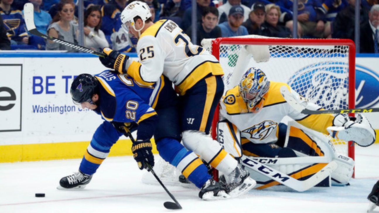 Johansen scores, Rinne stays hot, Predators blank Blues 2-0 (Nov 24, 2017)