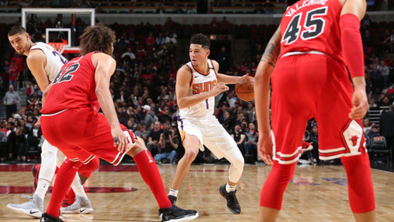 Booker scores 33 as Suns top Bulls 104-99 (Nov 28, 2017)