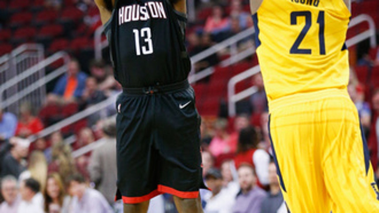 James Harden has 29, Rockets down Pacers 118-97 (Nov 29, 2017)