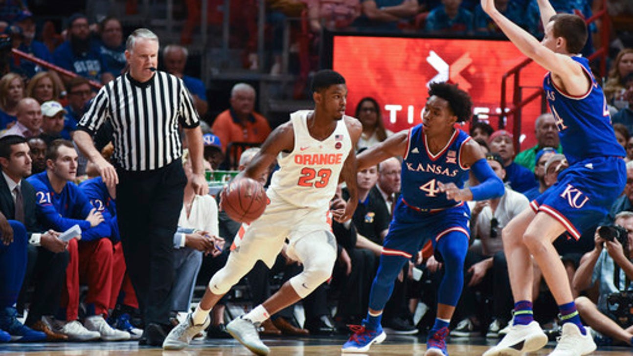 Graham's 35 carries No. 2 Kansas past Syracuse, 76-60 (Dec 02, 2017)