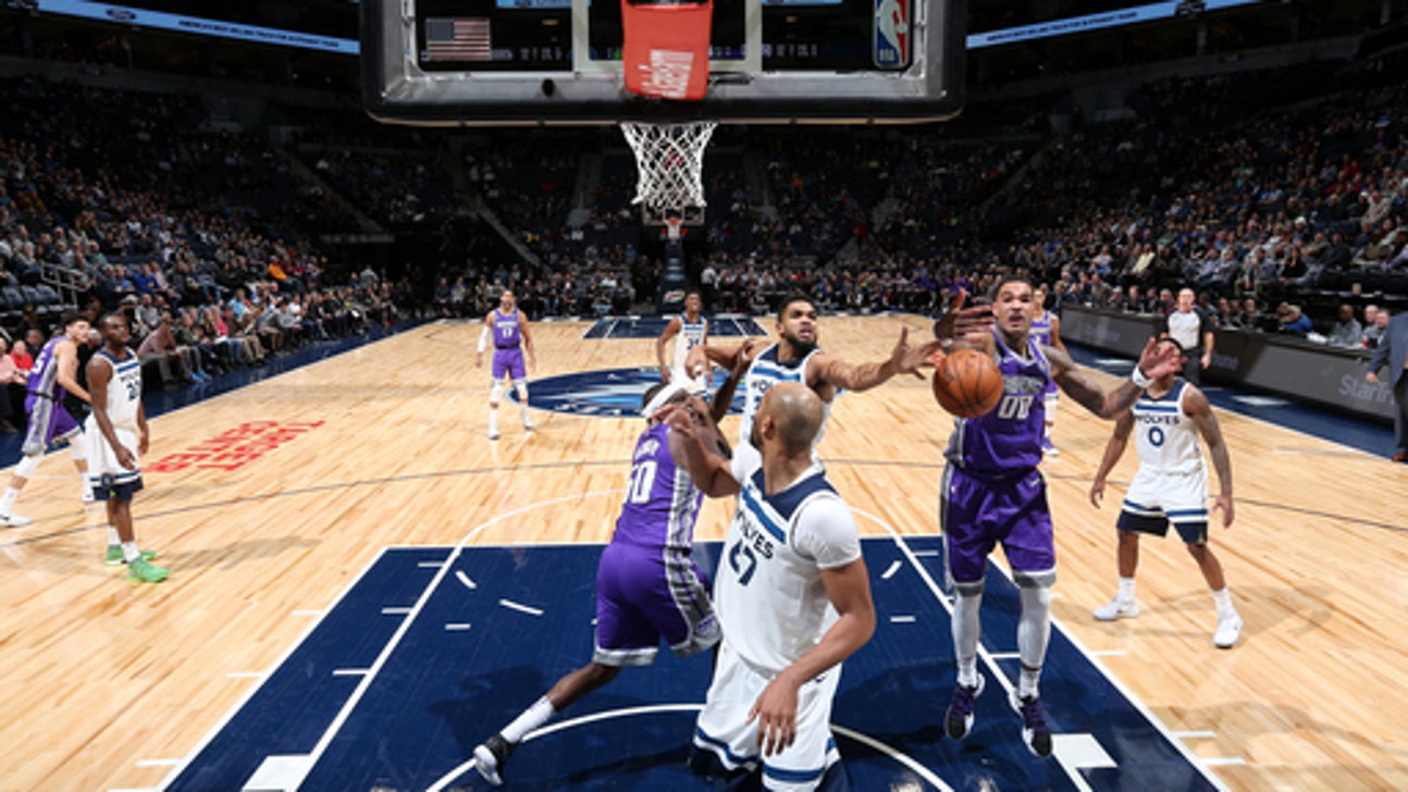 Towns scores 30 as Wolves cruise to 119-96 win over Kings (Dec 14, 2017)