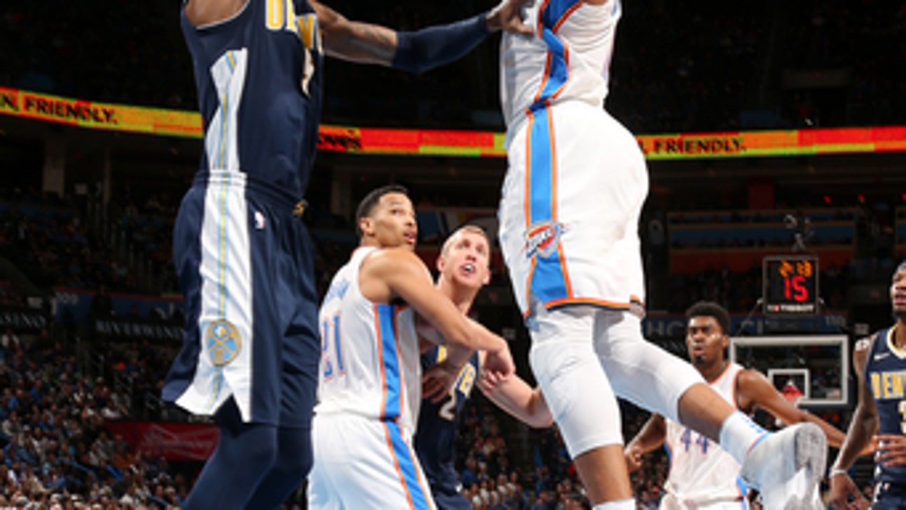 Westbrook's season-high 38 lead Thunder past Nuggets, 95-94 (Dec 18, 2017)