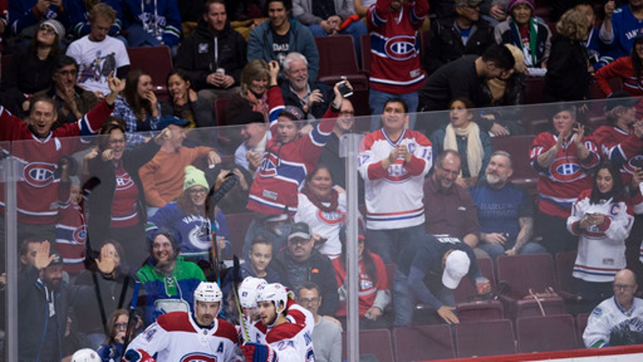 Deslauriers scores twice, Canadiens beat Canucks 7-5 (Dec 19, 2017)