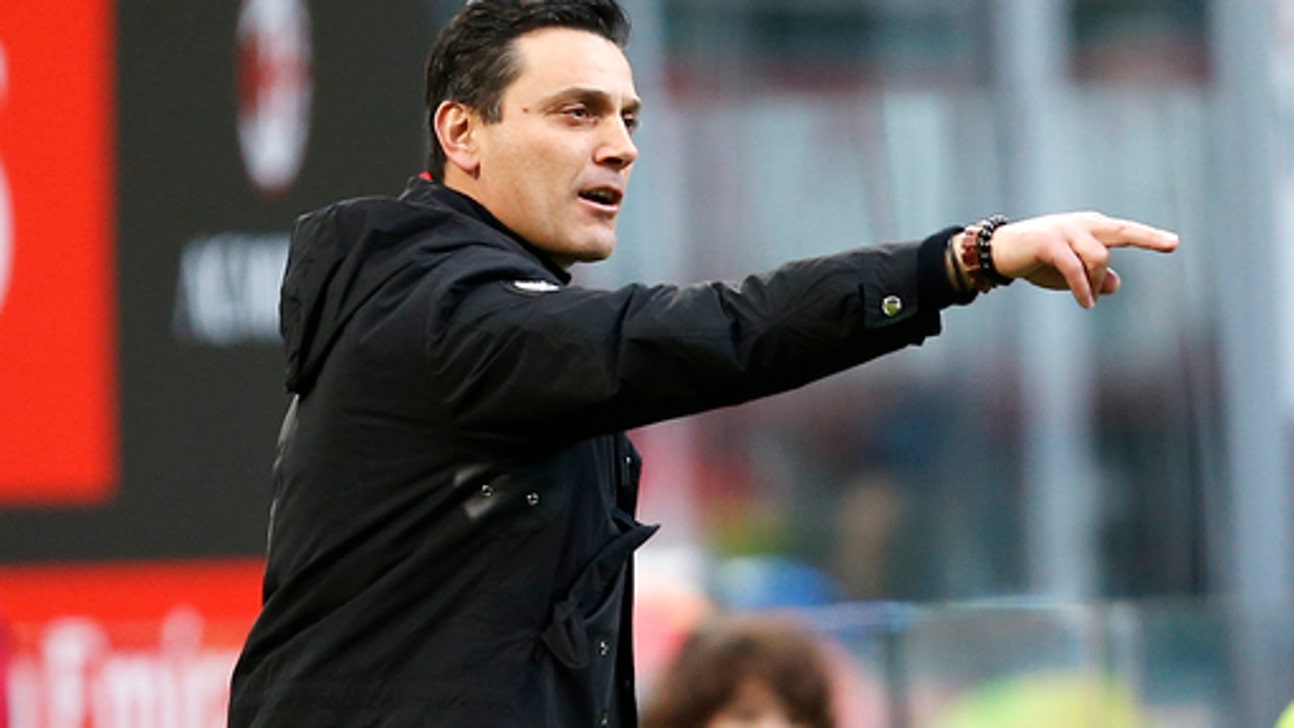 Montella hired by Sevilla a month after being fired by Milan