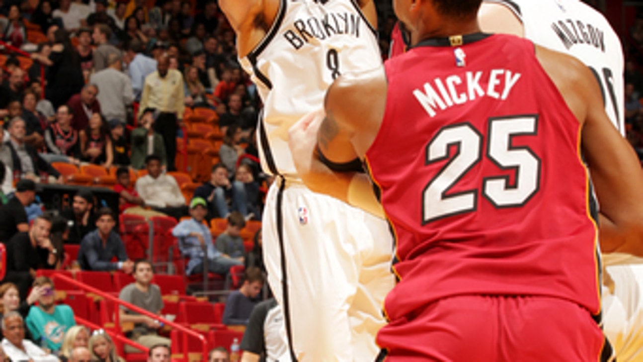 Nets embarrass Heat, leading by 38 before winning 111-87 (Dec 29, 2017)