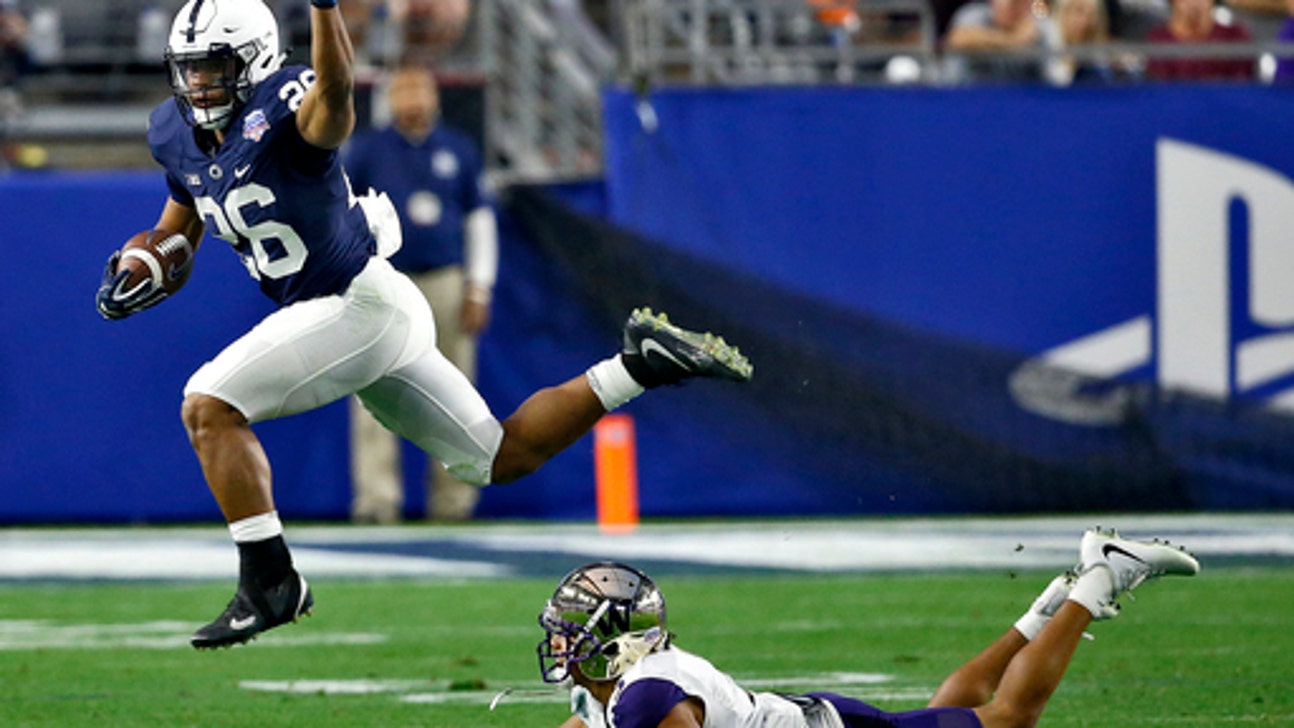 No. 9 Penn State tops No. 12 Washington 35-28 in Fiesta Bowl (Dec 30, 2017)