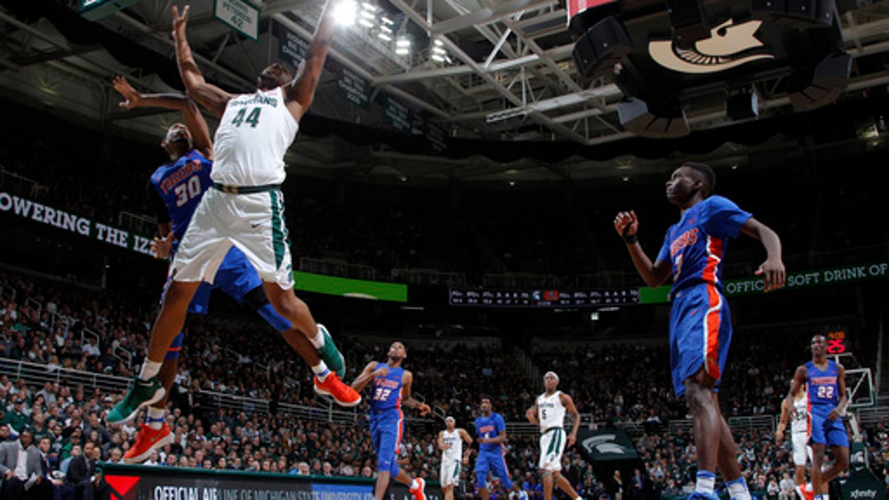 Ward, Bridges help No. 2 Michigan State rout Savannah State