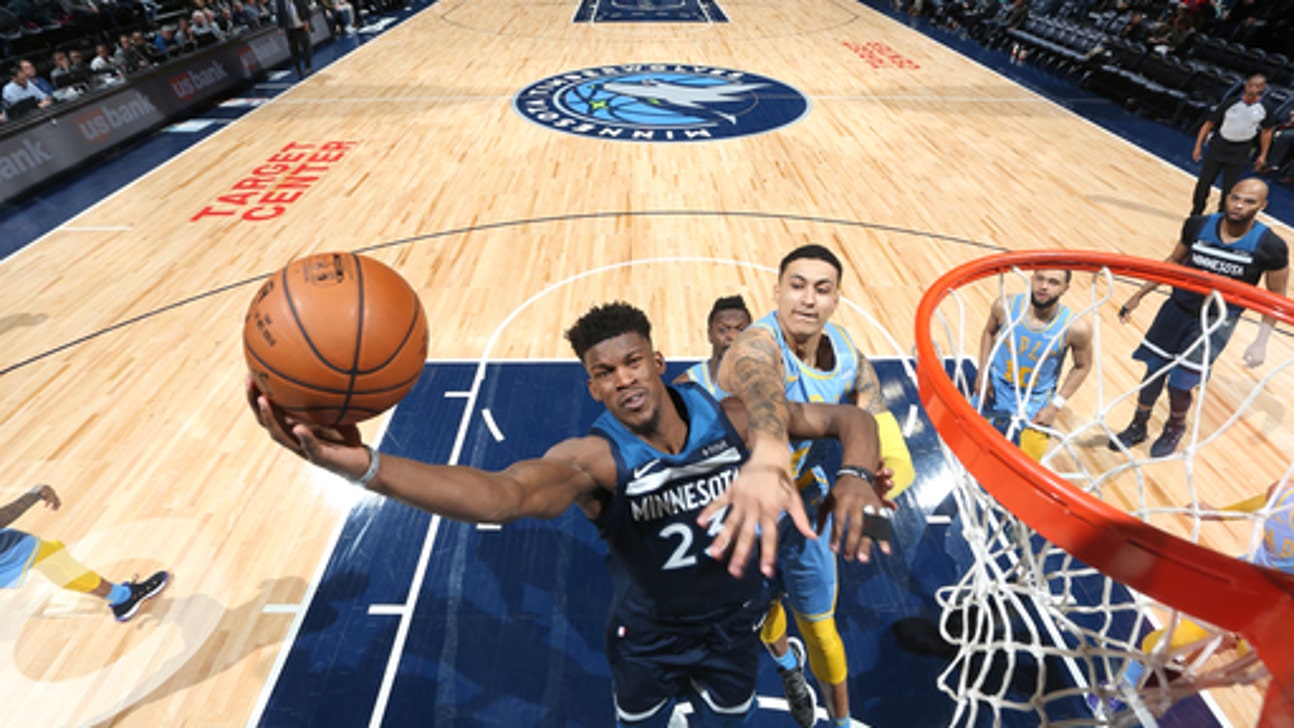 Butler scores 28 points; Timberwolves beat Lakers 114-96 (Jan 01, 2018)