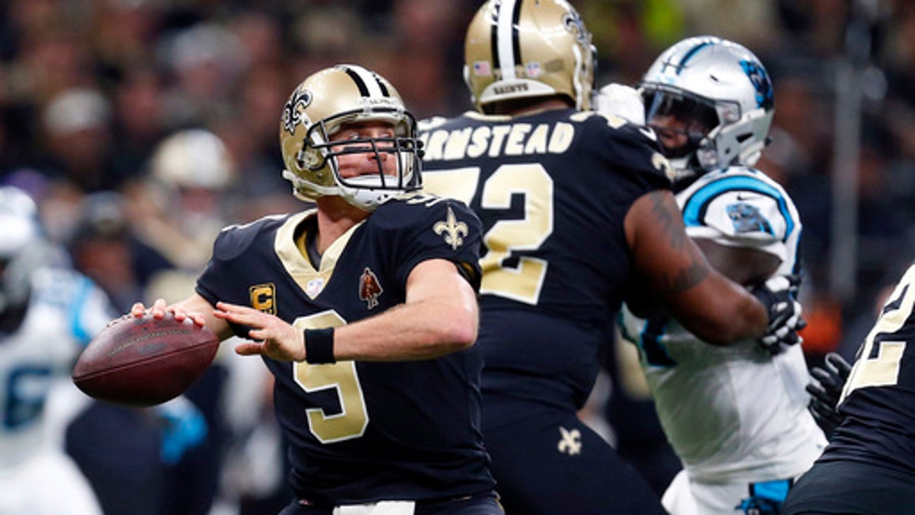 Brees, defensive stand, help Saints survive Panthers, 31-26 (Jan 07, 2018)