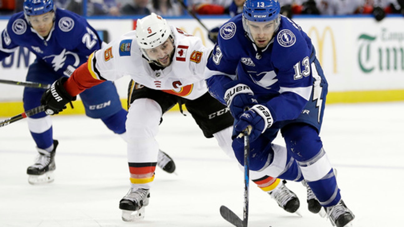 Flames beat NHL-leading Lightning 5-1 for 5th straight win (Jan 11, 2018)