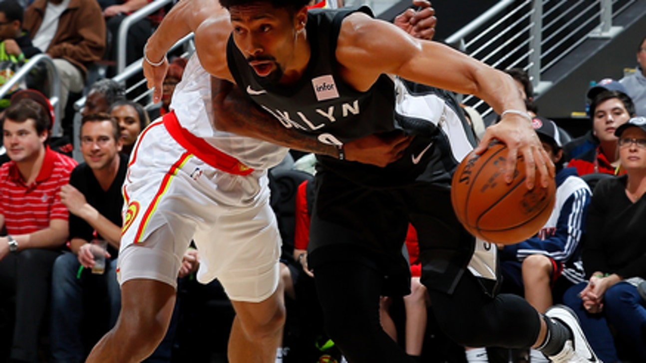 Dinwiddie takes charge in closing seconds, Nets beat Hawks (Jan 12, 2018)