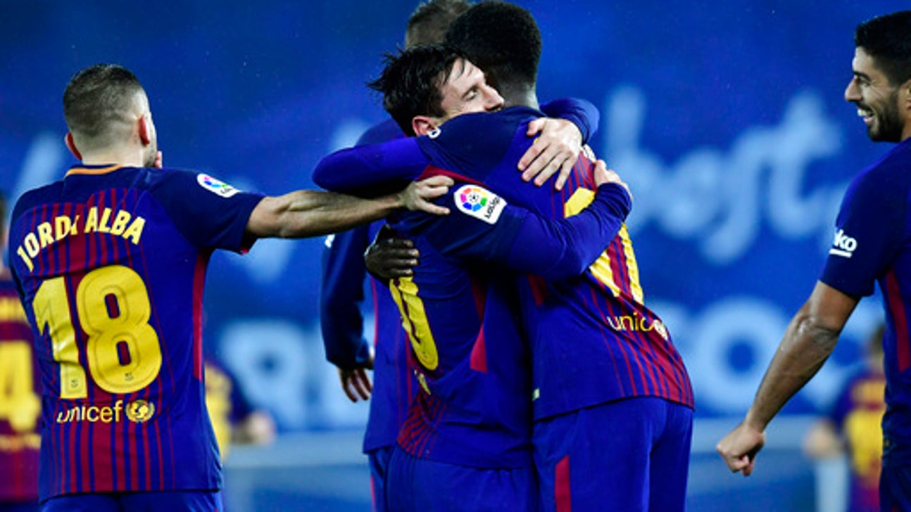 Barcelona forward Dembele injured again, out 3 to 4 weeks