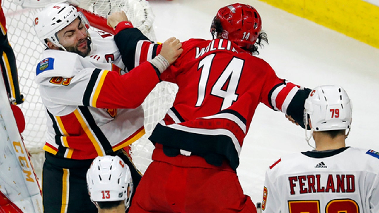 Flames beat Hurricanes 4-1 for 7th straight win