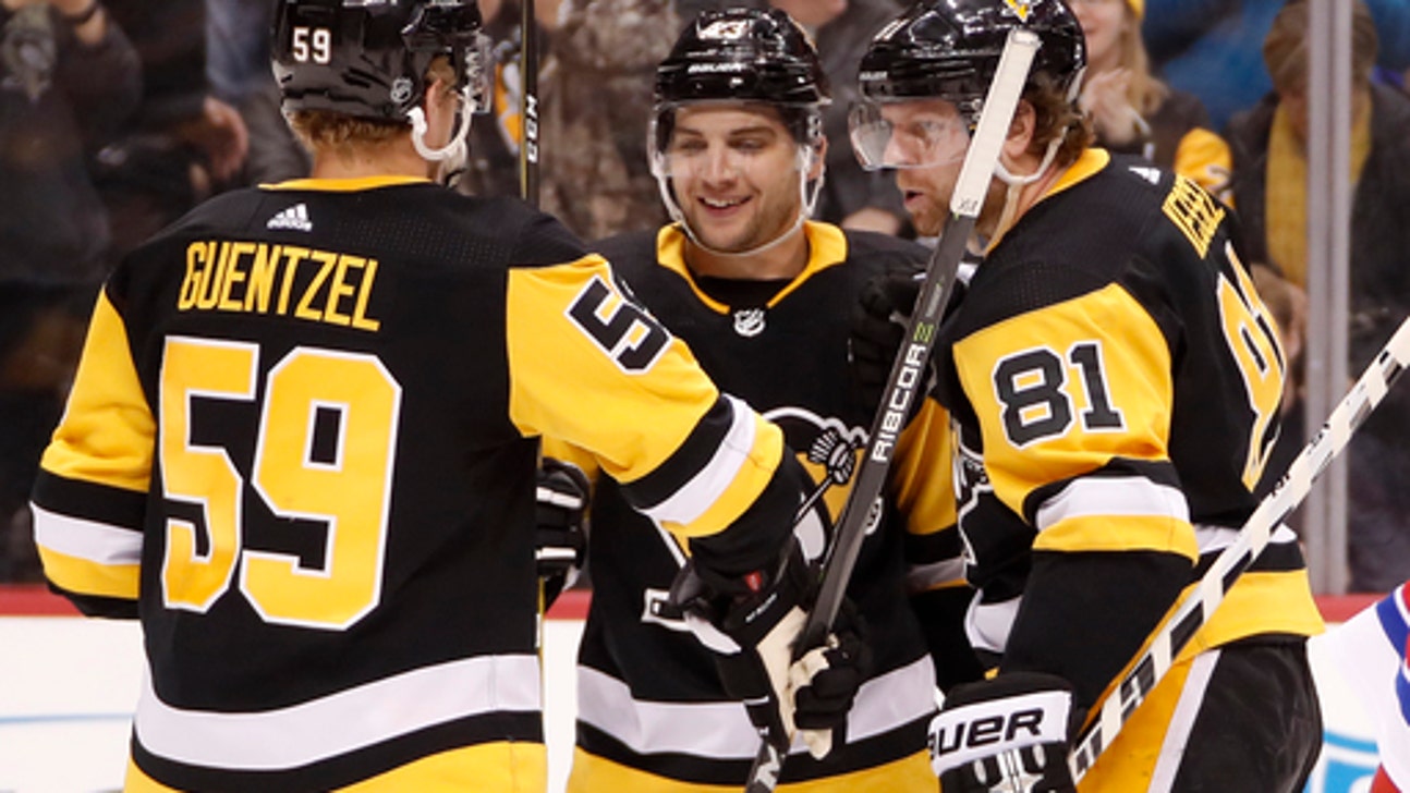 Simon, Kessel lead Penguins to 5-2 win against Rangers (Jan 14, 2018)