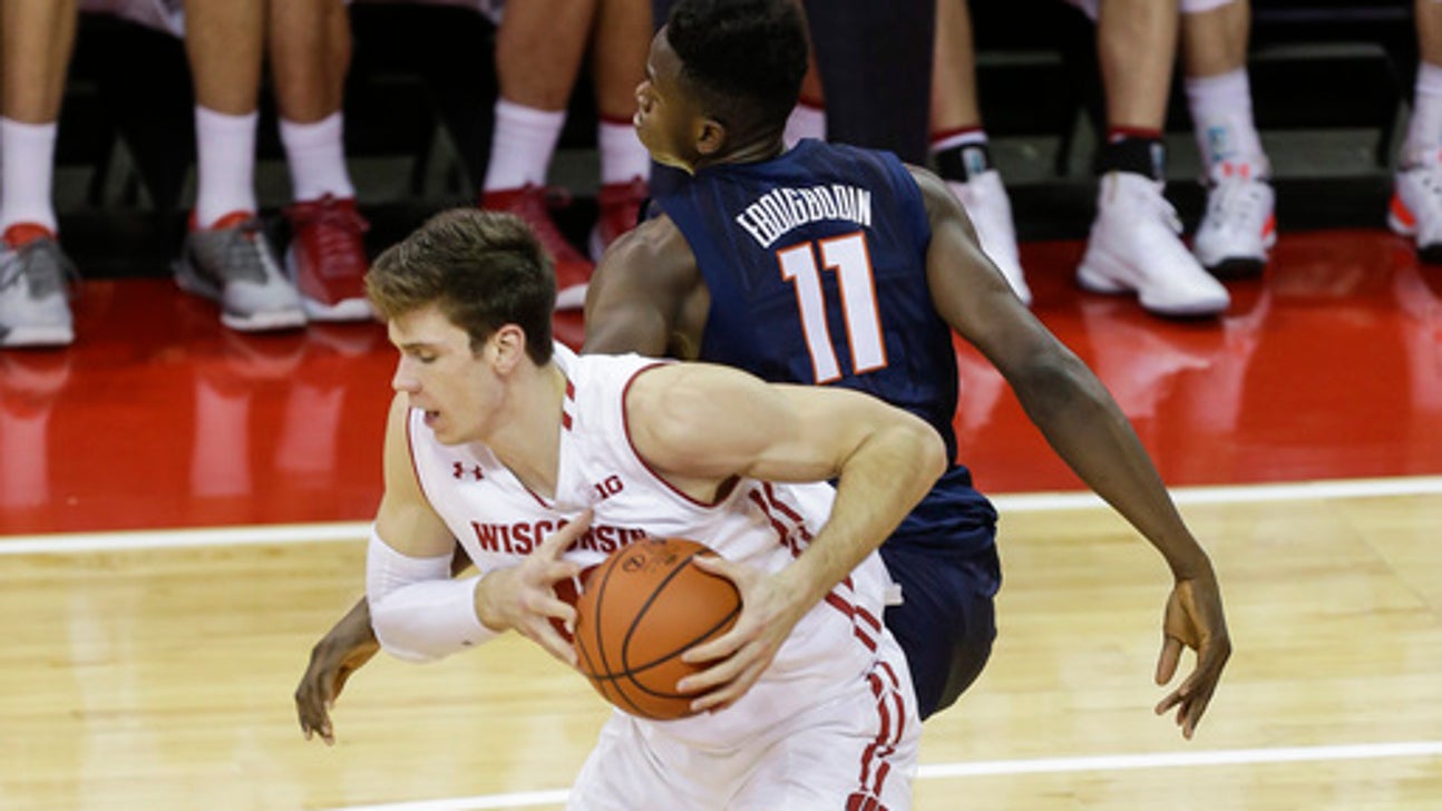 Wisconsin ends slump, beats Illinois 75-50 (Jan 19, 2018)