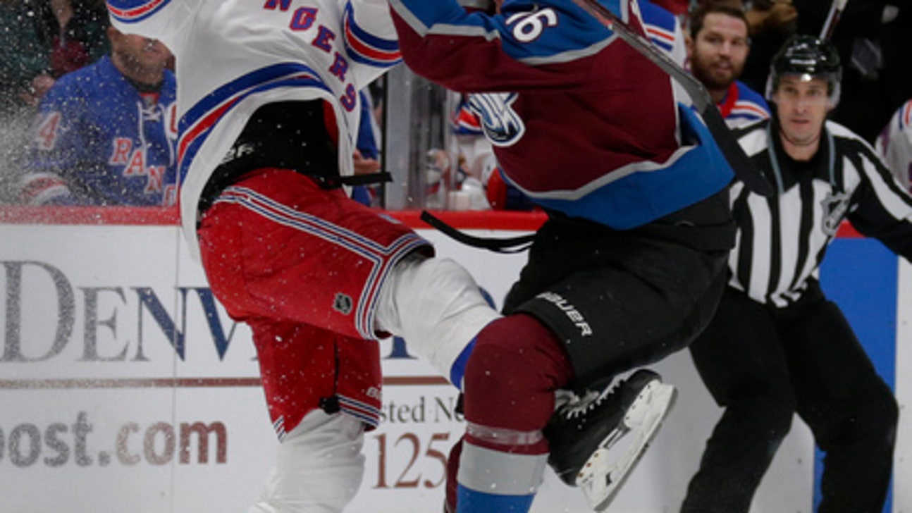 Avalanche roll to 9th straight win, 3-1 over Rangers