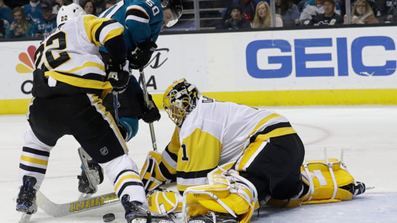 Dell's 31 saves help Sharks beat Penguins 2-1 (Jan 20, 2018)