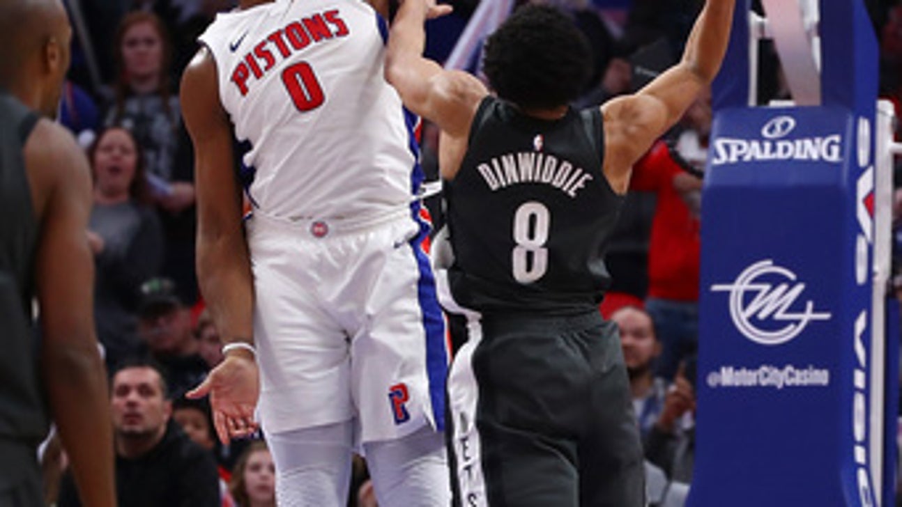 Dinwiddie basket in last second, Nets beat Pistons 101-100 (Jan 21, 2018)