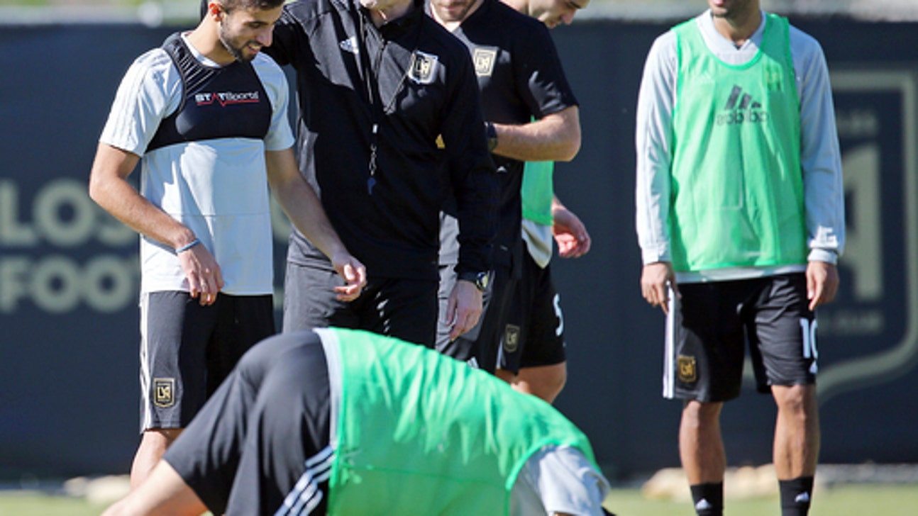Building a team: LAFC kicks off with its first practice