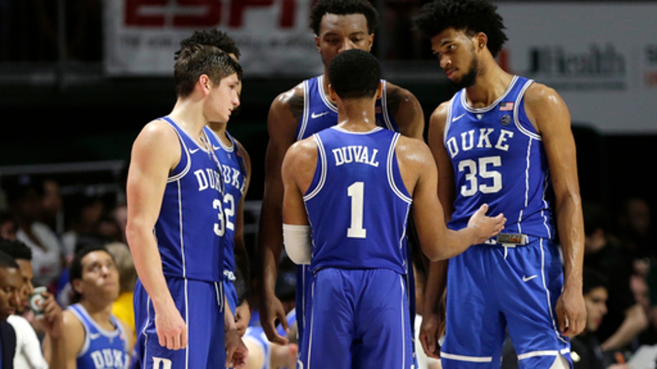 No. 4 Duke awaits No. 2 Virginia and its nation-best defense