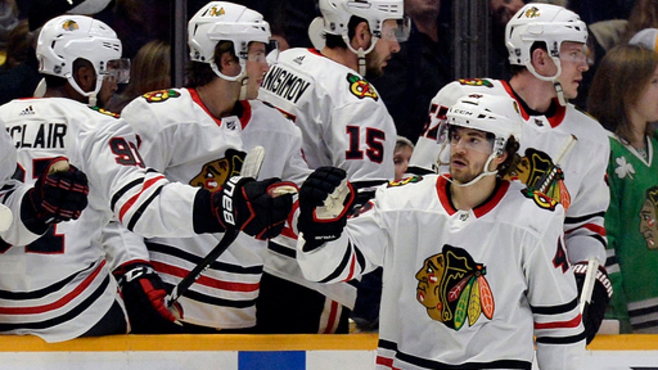 Forsberg, Hinostroza lead Blackhawks past Predators 2-1 (Jan 30, 2018)