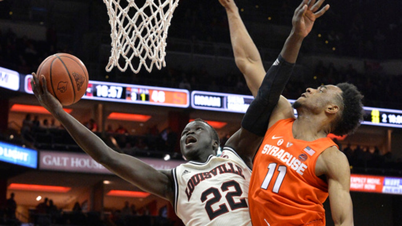 Louisville's Adel out vs. Georgia Tech with injured ankle