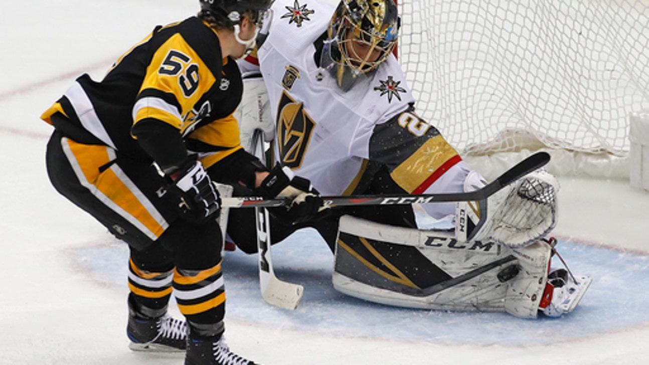Penguins spoil Fleury’s homecoming with 5-4 win over Vegas