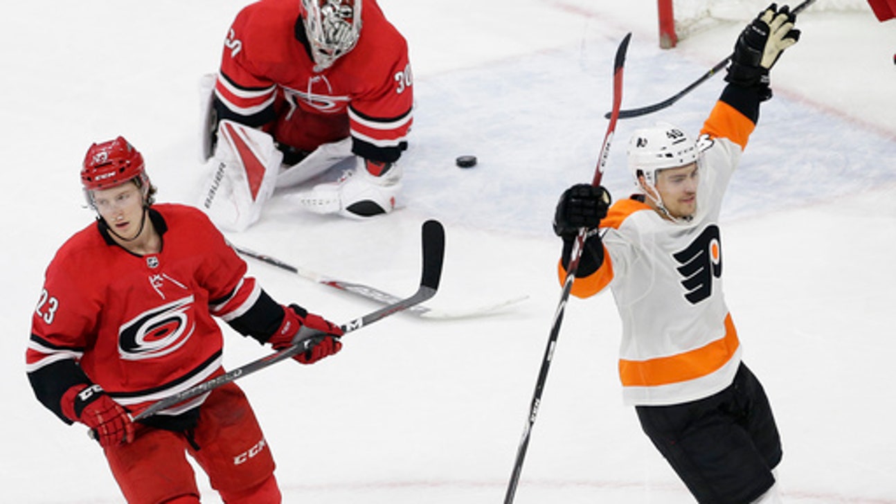 Weal’s OT goal lifts Flyers over Hurricanes, 2-1