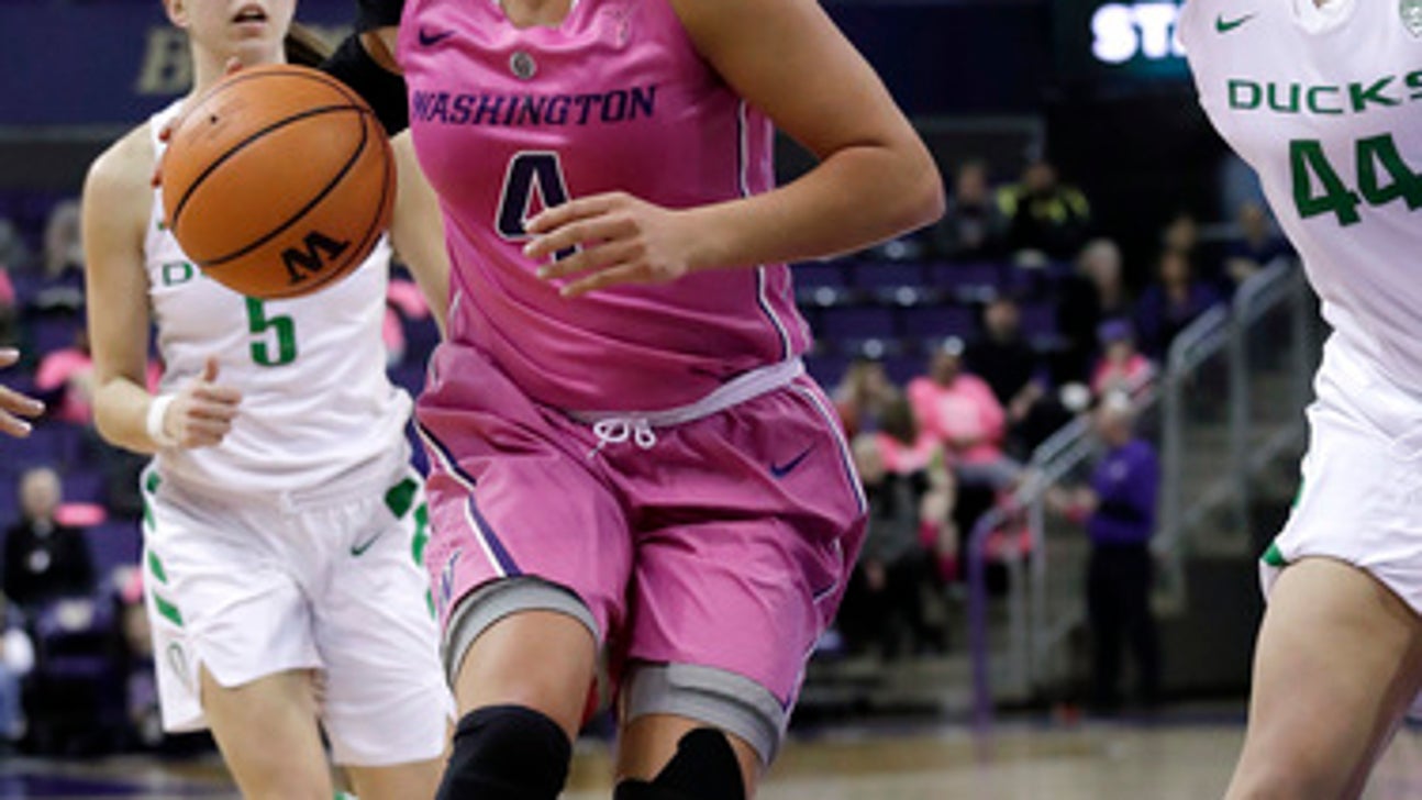 Hebard scores 30 as No. 9 Oregon beats Washington 76-63