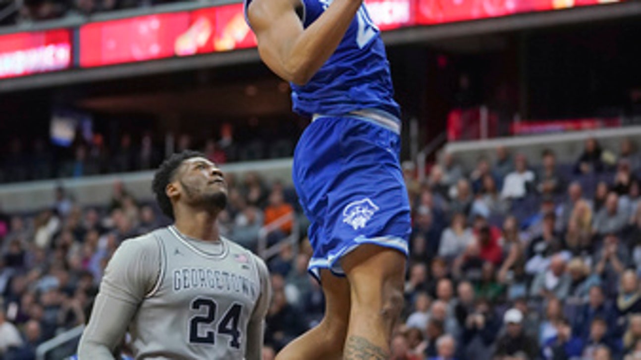 Georgetown beats Seton Hall after giving away 17-point lead