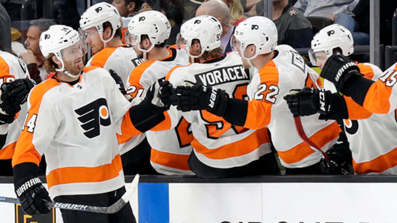 Couturier has goal, 2 assists as Flyers beat Vegas, 4-1