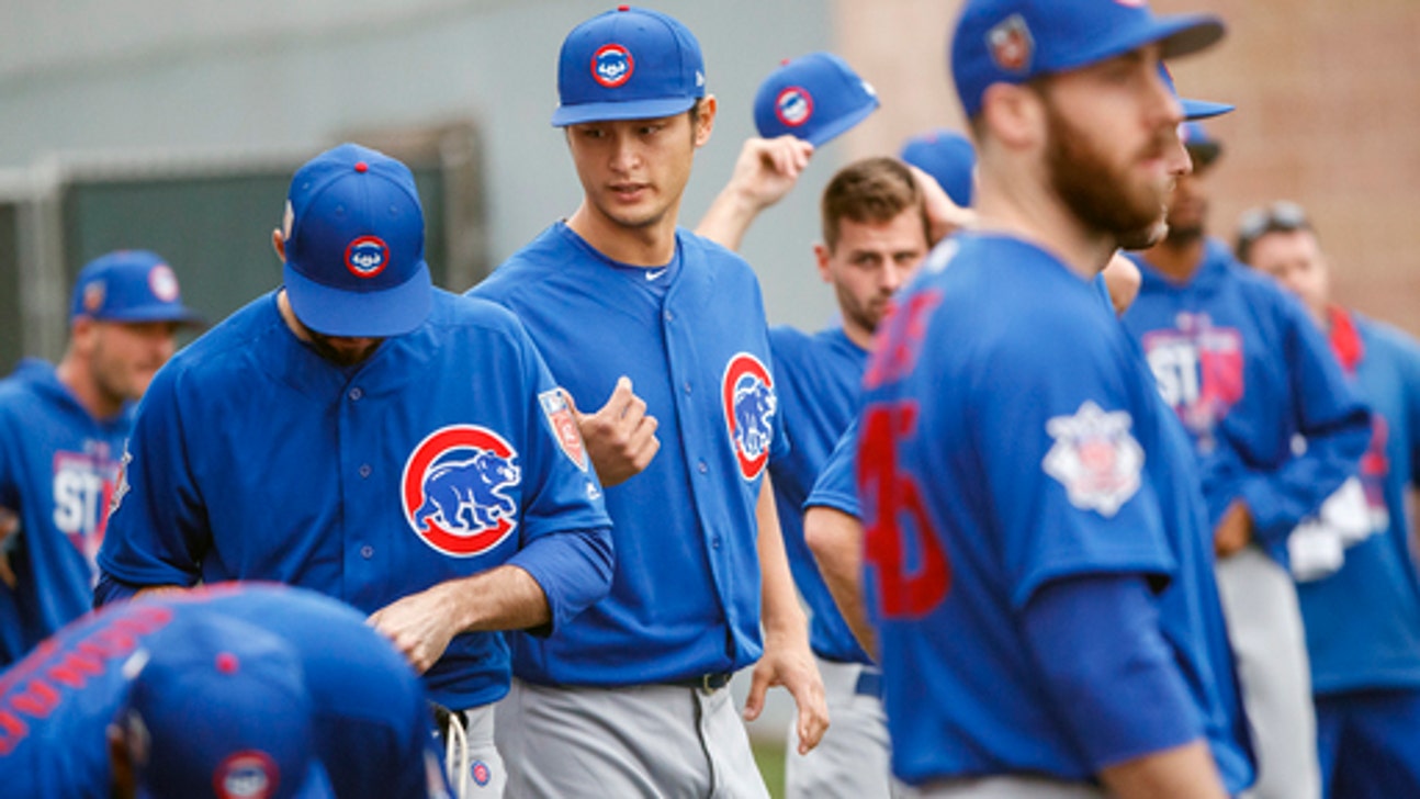 With Darvish, well-armed Cubs hold first spring workout
