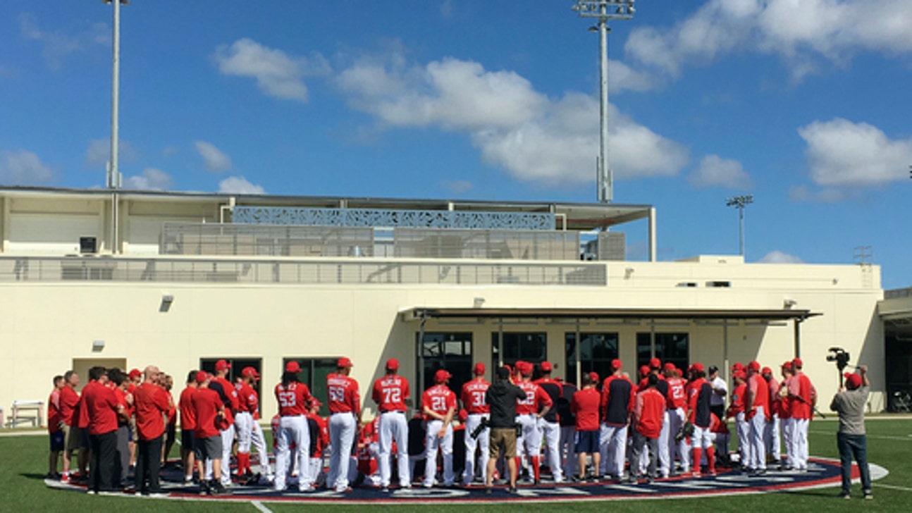 Martinez's 1st camp as Nats manager includes player DJs