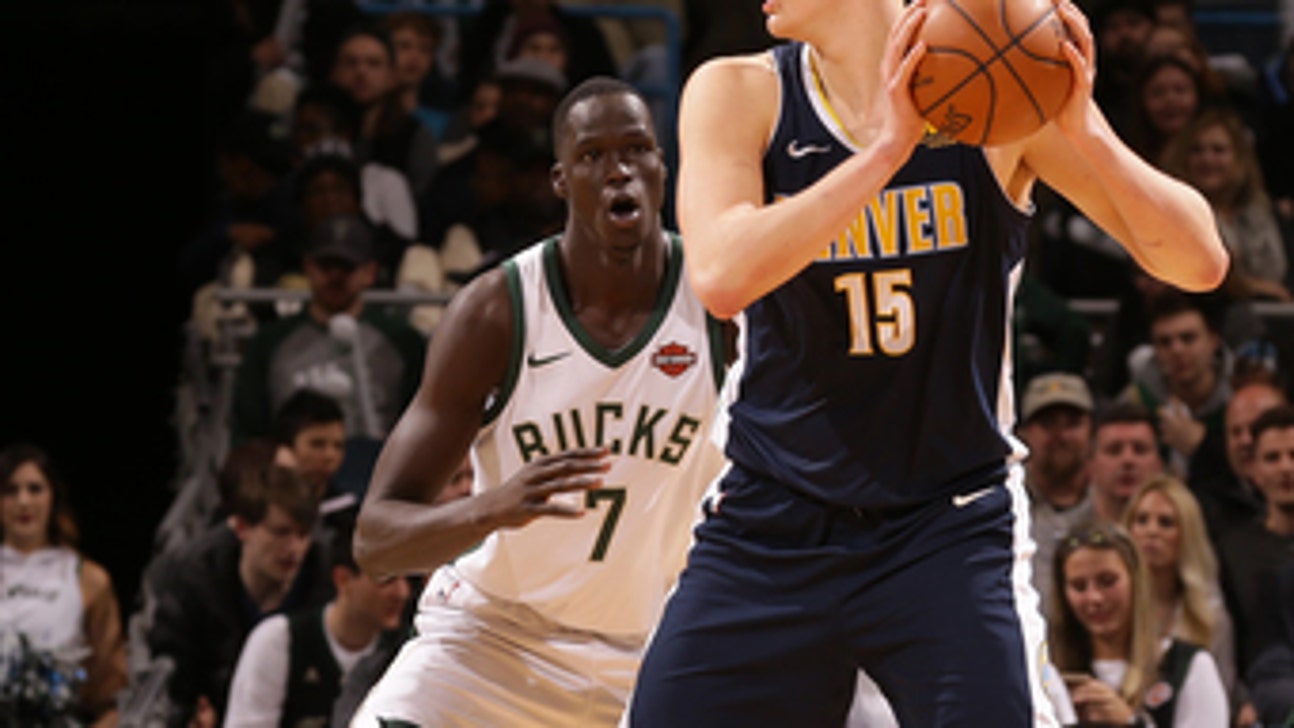 Nuggets make 24 3-pointers, beat Bucks 134-123