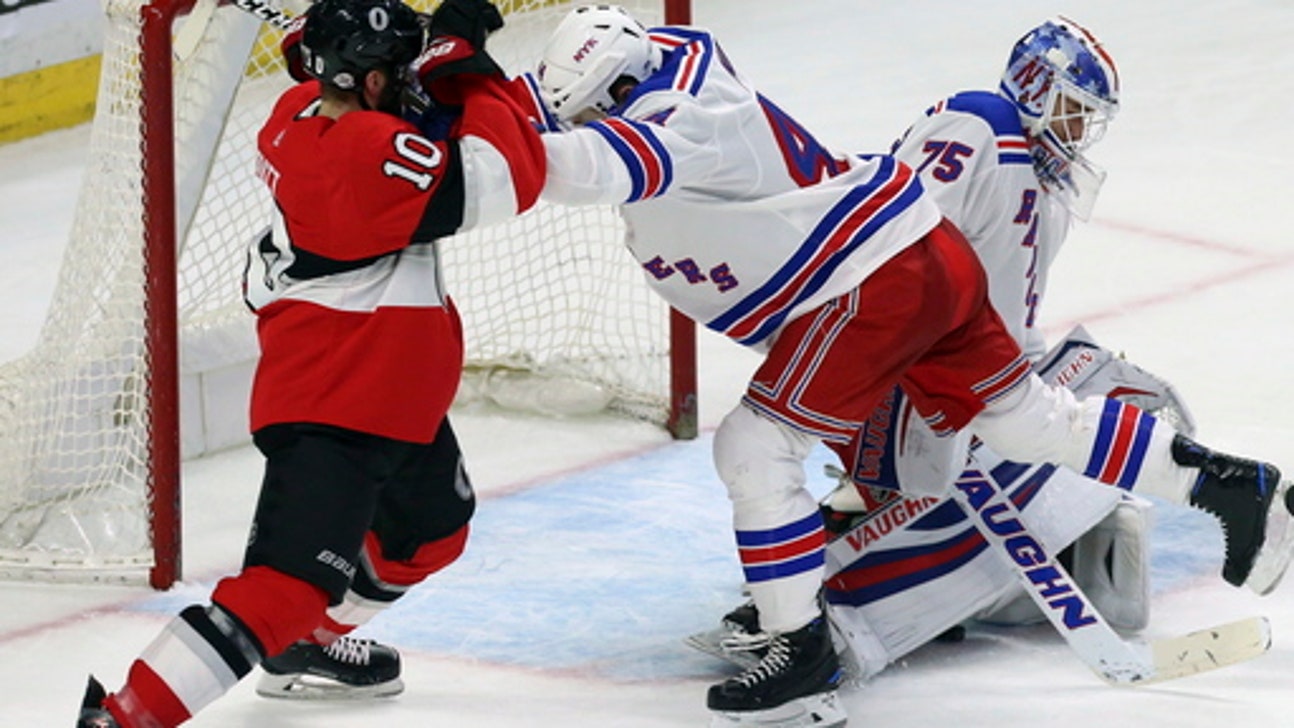 Brassard has goal, 2 assists to lead Sens past Rangers 6-3