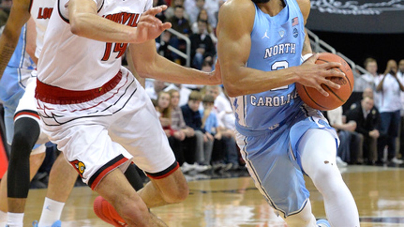 No. 14 North Carolina tops Louisville 93-76