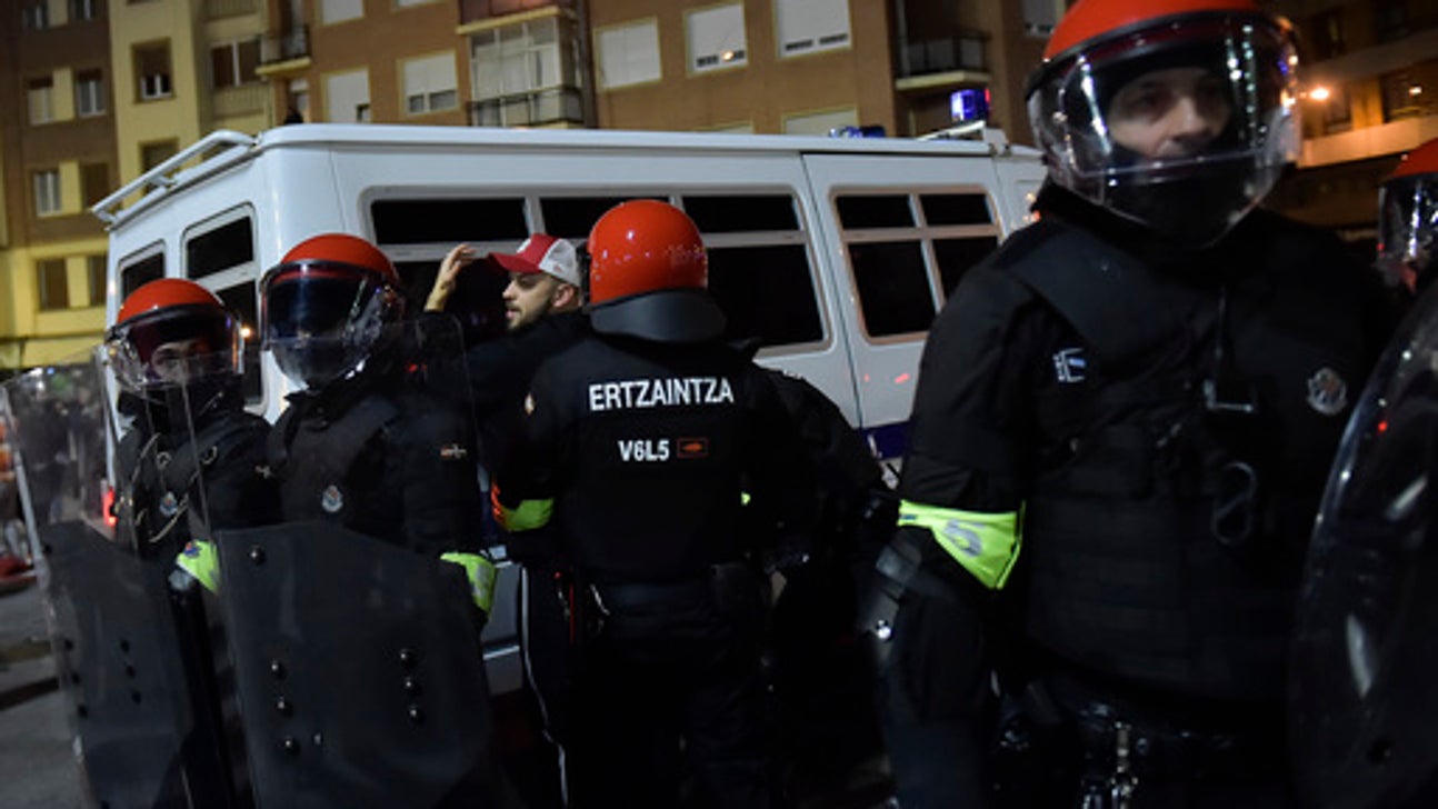 Officer dies of cardiac arrest after fan violence in Spain