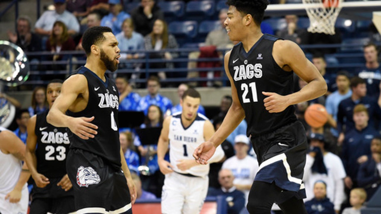 Tillie helps No. 6 Gonzaga edge San Diego 77-72