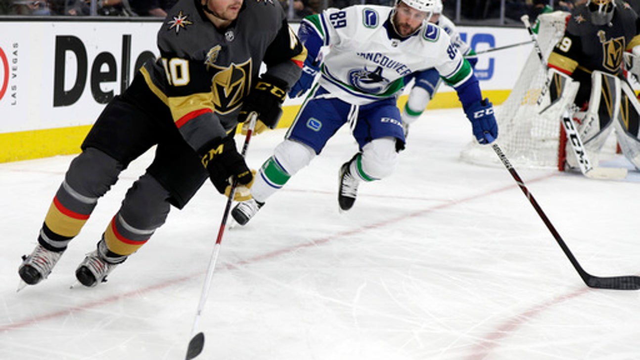 Karlsson nets two goals, Vegas beats Canucks, 6-3