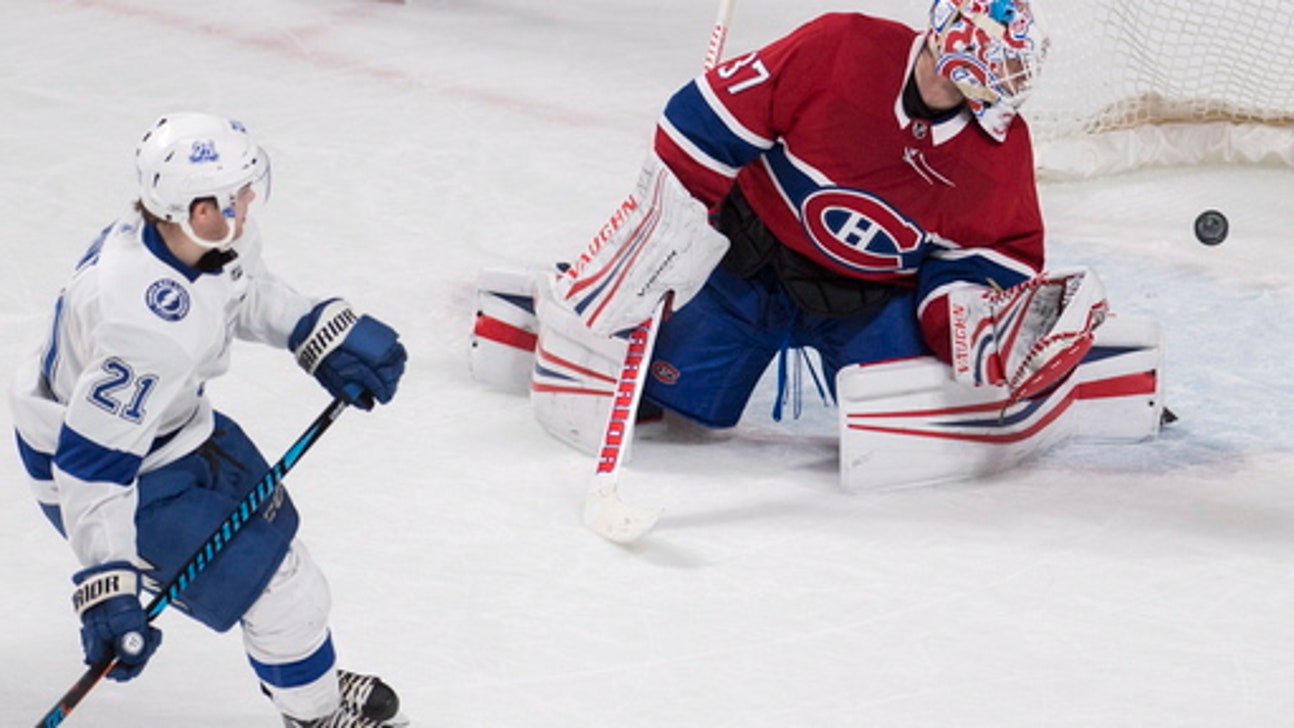 Point leads Lightning over Canadiens, 4-3 in shootout (Feb 25, 2018)