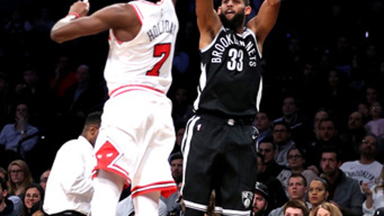 Crabbe scores 21, Nets top Bulls 104-87 to snap 8-game skid