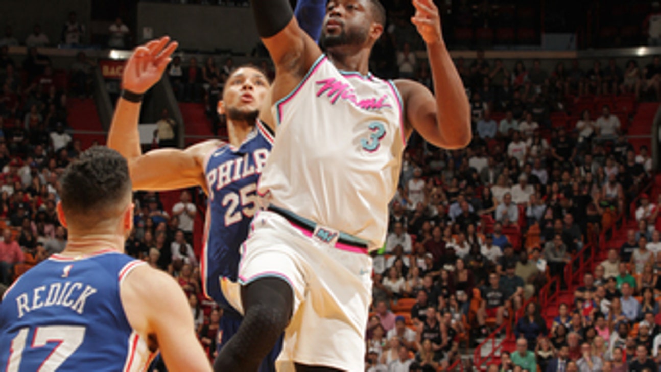 Father Prime: Wade gets 27, Heat beat 76ers 102-101