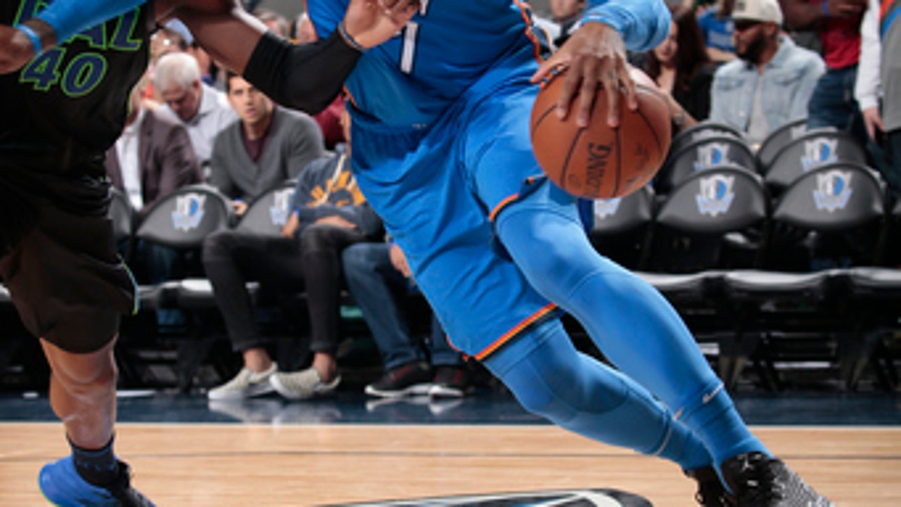 Westbrook scores 30, Thunder beat Mavericks 111-110 in OT