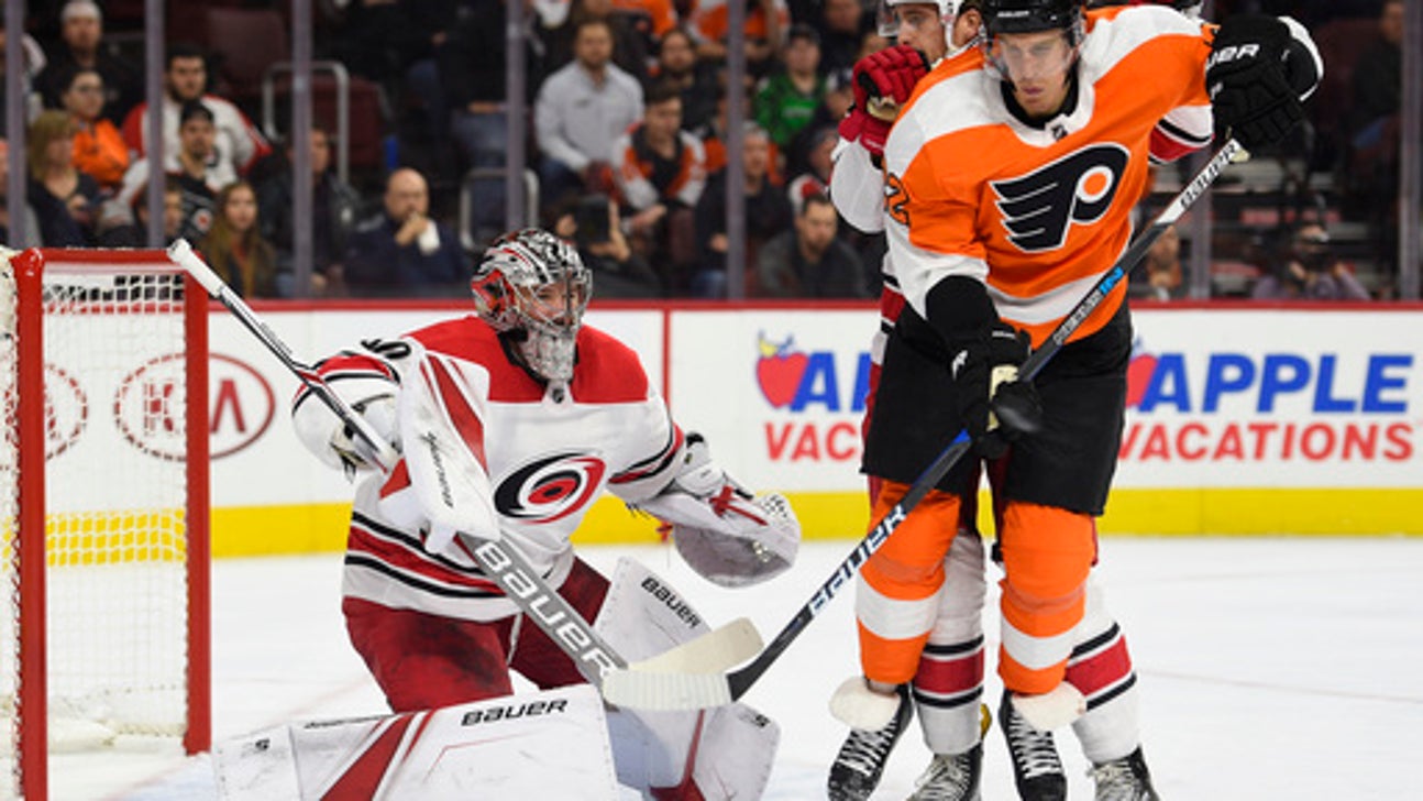 Hurricanes snap six-game losing streak, beat Flyers 4-1