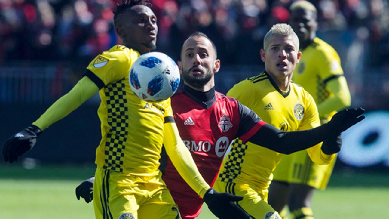 Crew beat defending champion Toronto FC 2-0 in MLS opener