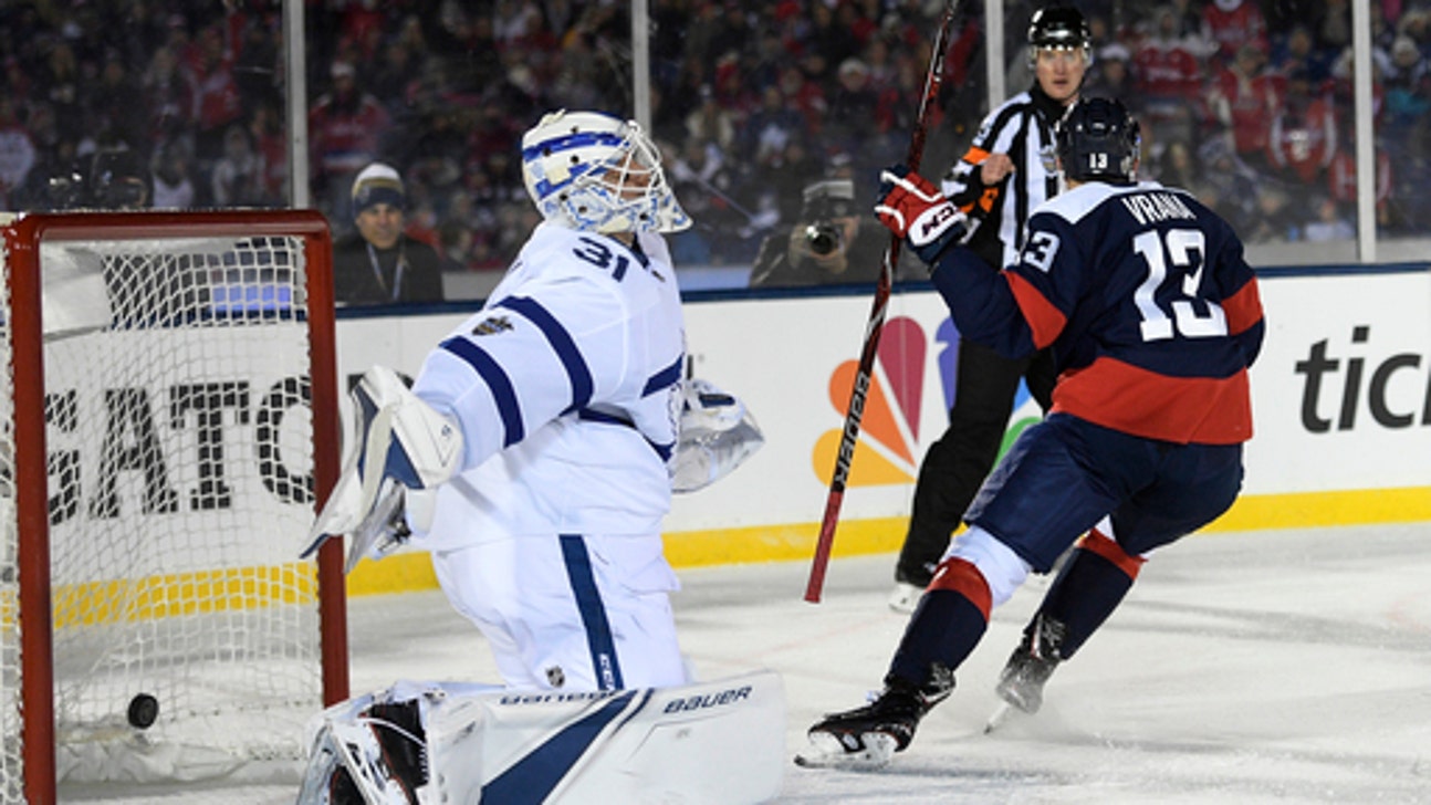 Leafs pull Andersen after 5 goals outdoors against Capitals